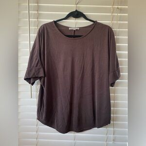 Accepting offers- Brown Short Sleeve Top